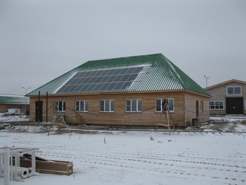 Солнечная батарея 5 кВт на крыше дома