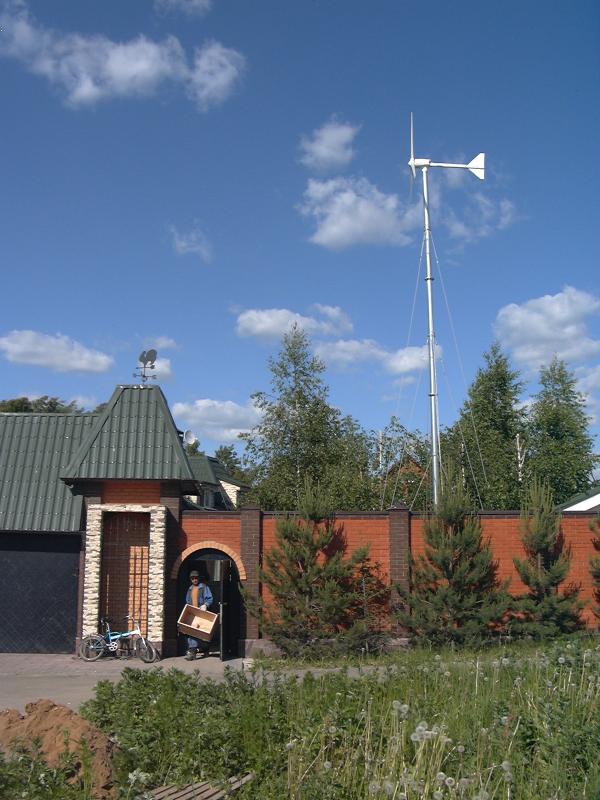 Ветроэлектрическая установка SWG 1 кВт на мачте 12 м